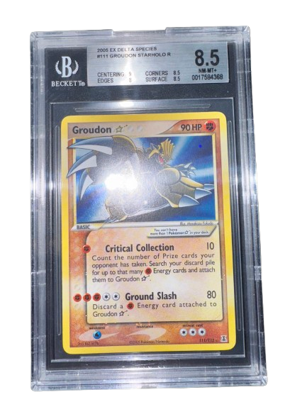 Groudon Gold Star (DS 111) NM