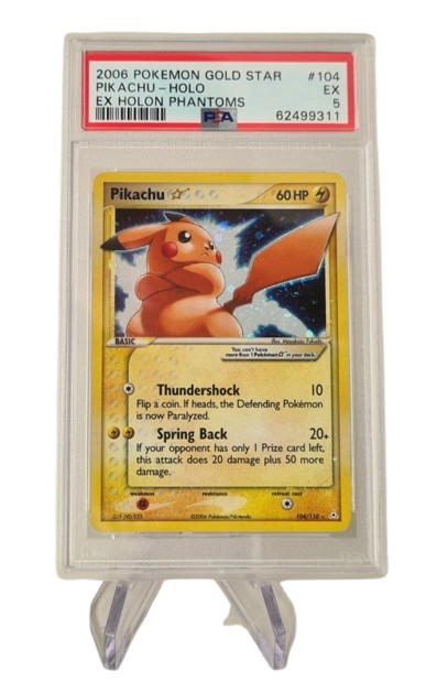 Pikachu Gold Star (HP 104) NM