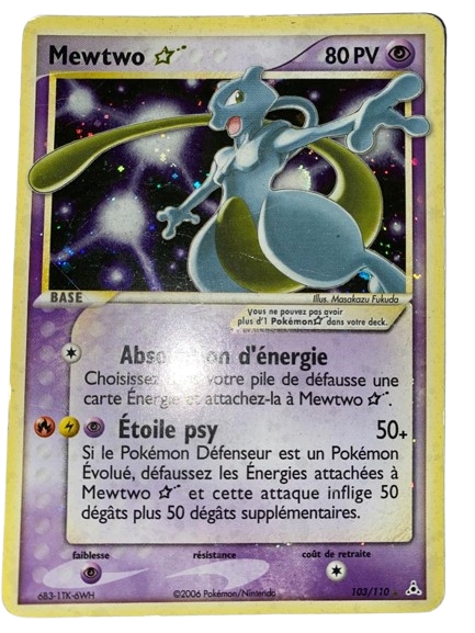 Mewtwo Gold Star (HP 103) NM