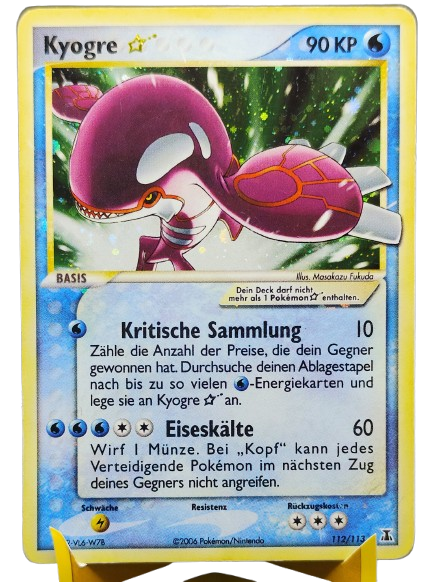 Kyogre Gold Star (DS 112) NM