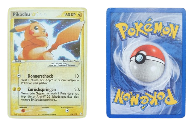 Pikachu Gold Star (HP 104) NM