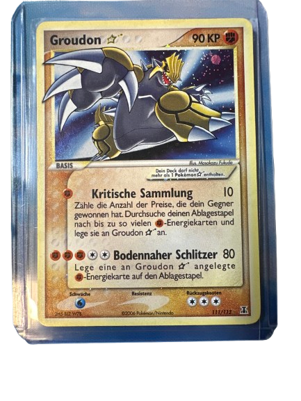 Groudon Gold Star (DS 111) NM