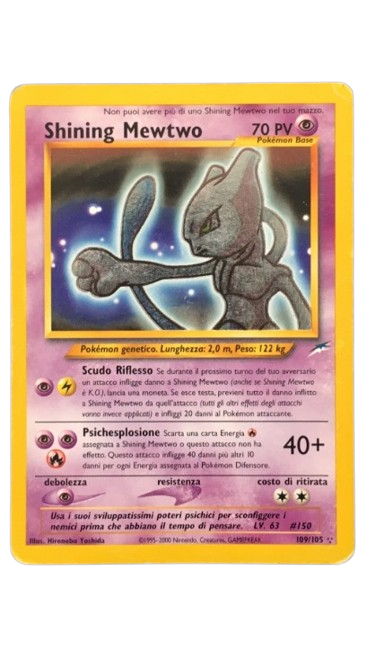 Mewtwo brillant (NDE 109) NM